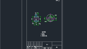 CAD机械图纸带轮与凸轮类凸轮