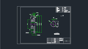 CAD机械图纸带轮与凸轮类链轮