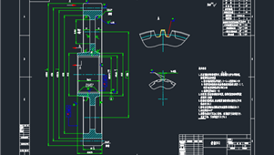 CAD机械图纸齿轮类齿轮
