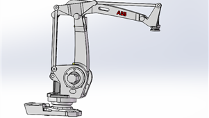 solldworks非标设备ABB工艺机器人E-005