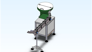 制药公司铝罐给料机solidworks非标模型