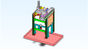 双列直插式封装机solidworks非标模型