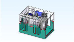 夹紧和自动转位单元solidworks非标模型